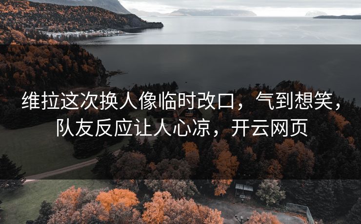 维拉这次换人像临时改口，气到想笑，队友反应让人心凉，开云网页